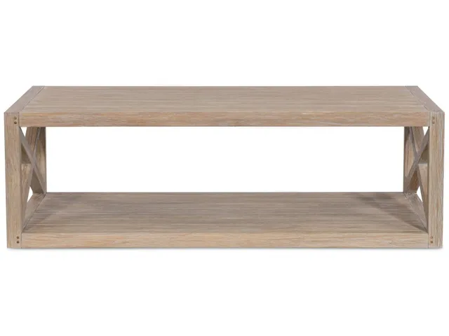 Coastal Teak X Coffee Table - Alternative View