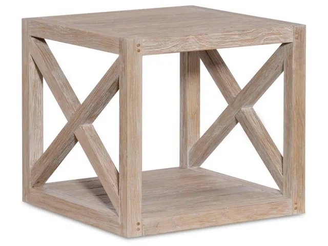 Coastal Teak X End Table