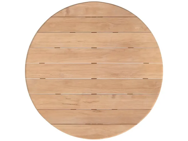 Natural Teak 56" Round Dining Table - Alternative View