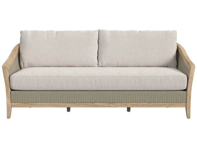 Cambria Sofa in Canvas Canvas w/ Self Welt