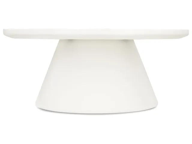 Bone Pedestal Coffee Table