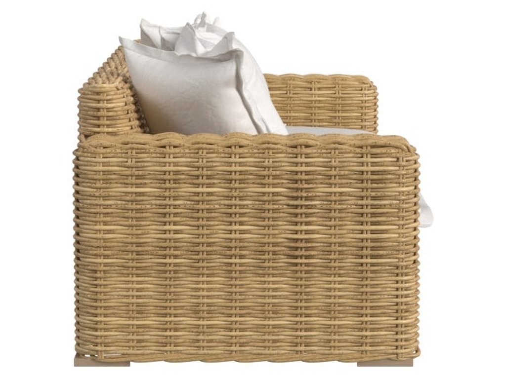Playa Loveseat in Soothe Pearl w/ Flange Welt - image 2