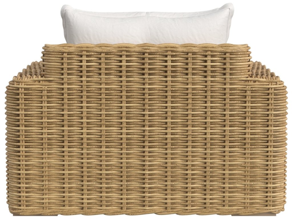 Playa Oversized Club Chair in Soothe Pearl w/ Flange Welt - image 3