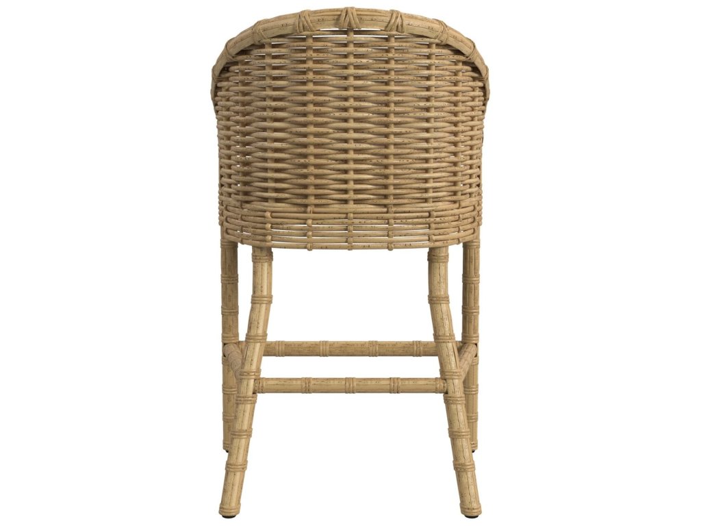 Playa Counter Stool in Soothe Pearl w/ Flange Welt - image 1