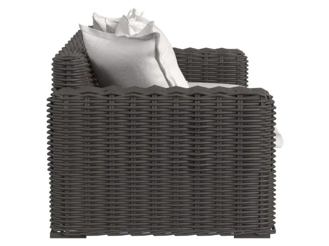 Cabo Loveseat in Soothe Pearl w/ Flange Welt - Alternative View