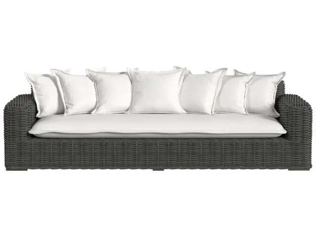 Cabo Sofa in Soothe Pearl w/ Flange Welt - Alternative View