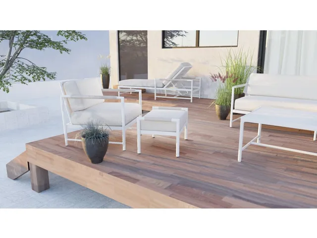 Sabbia Chaise in Echo Ash, No Welt - Alternative View