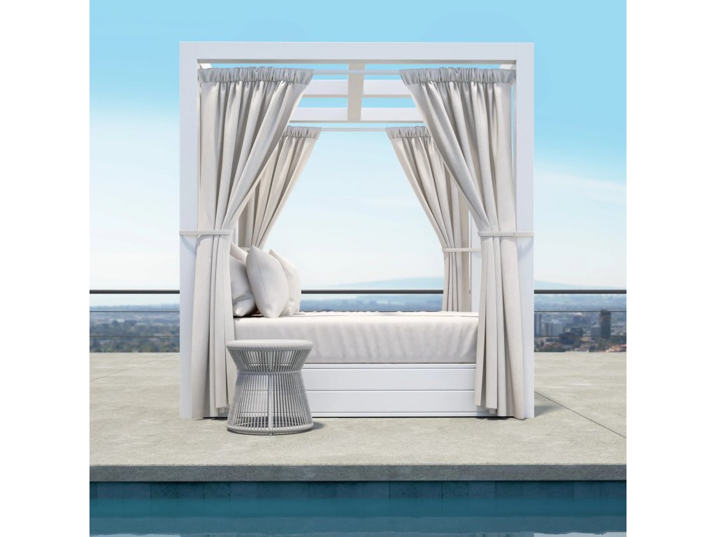 Newport Resort King Daybed in Cast Silver, No Welt - image 4