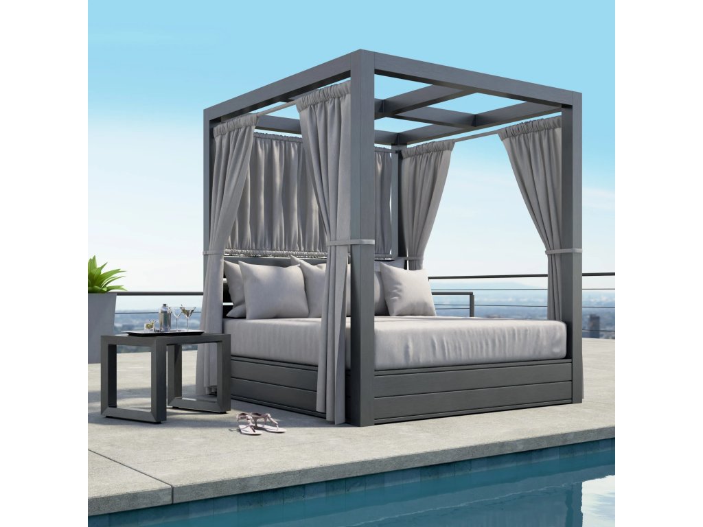 Redondo Resort King Day Bed in Cast Silver, No Welt - image 2