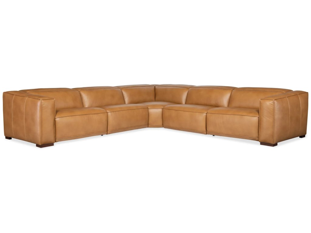 Fresco 5 Seat Sectional with Power Recline & Power Headrest - main image