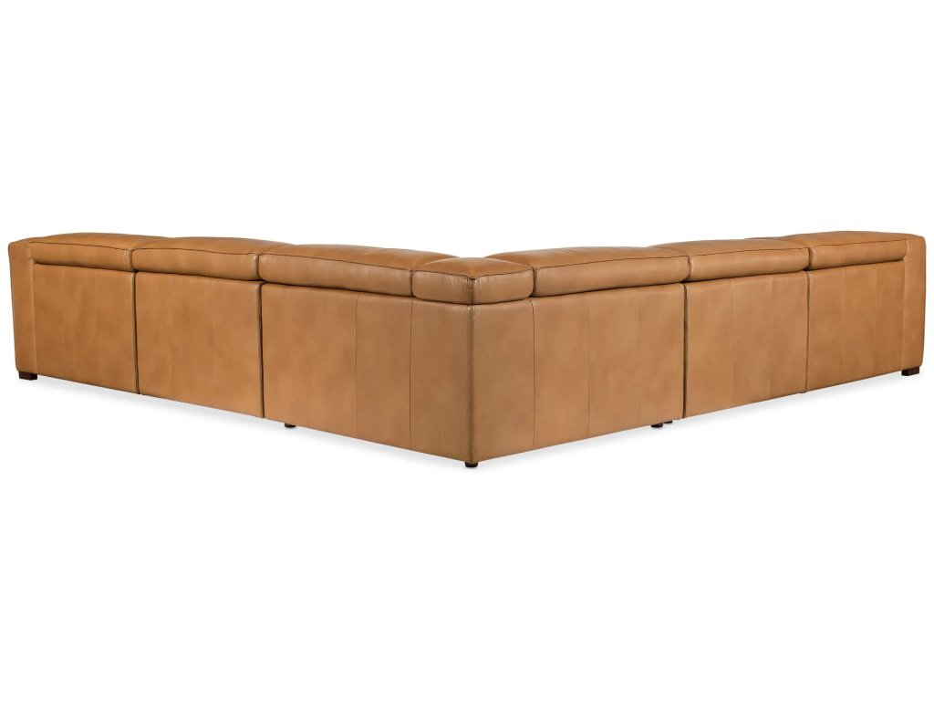 Fresco 5 Seat Sectional 4-Power Recline & Power Headrest - main image