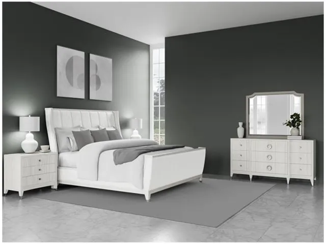 King Upholstered Footboard
