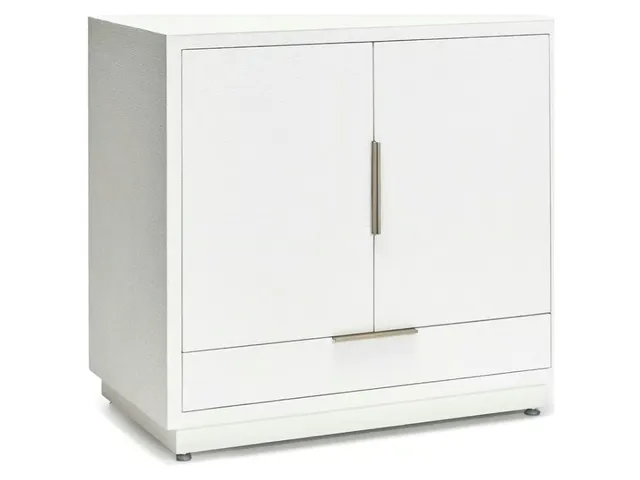 Montaigne Bar Cabinet - Natural White