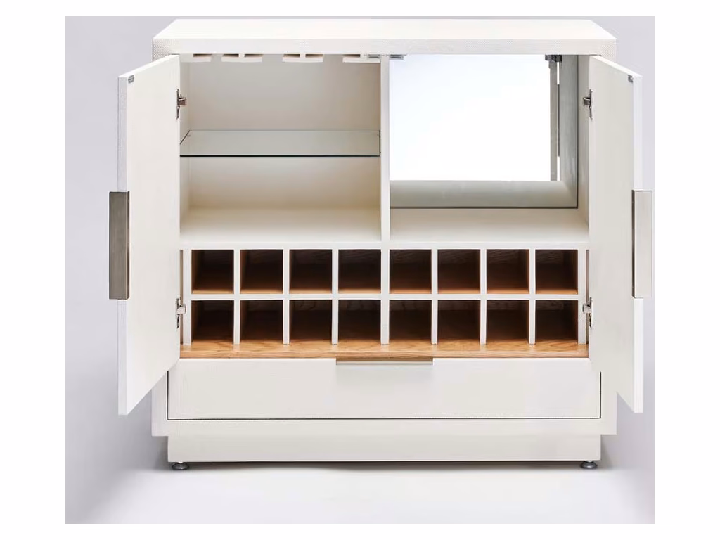 Montaigne Bar Cabinet - Natural White - image 2