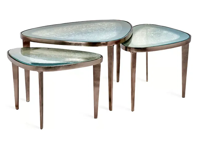 Jan Bunching Cocktail Tables - Blue/Grey