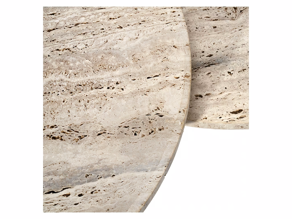 Amerigo Cocktail Table Set - Travertine - image 2