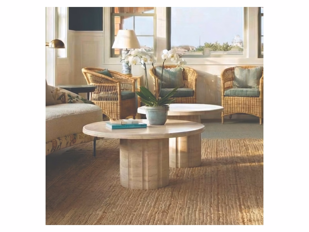 Amerigo Cocktail Table Set - Travertine - image 5