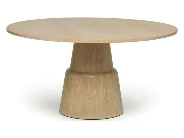 Graves Round Dining Table - Saddle