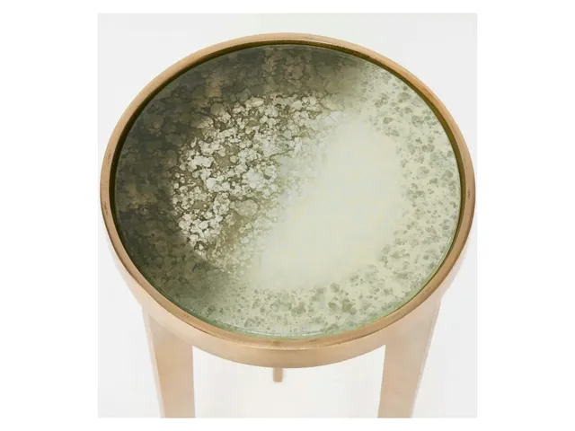 Jan Round Drink Table - Champagne - Alternative View