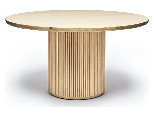 Laurel Round Dining Table Large - Saddle