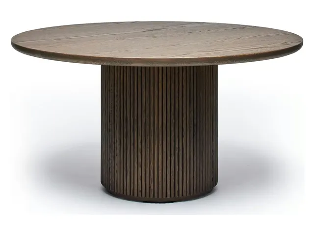 Laurel Round Dining Table Large - Mocha