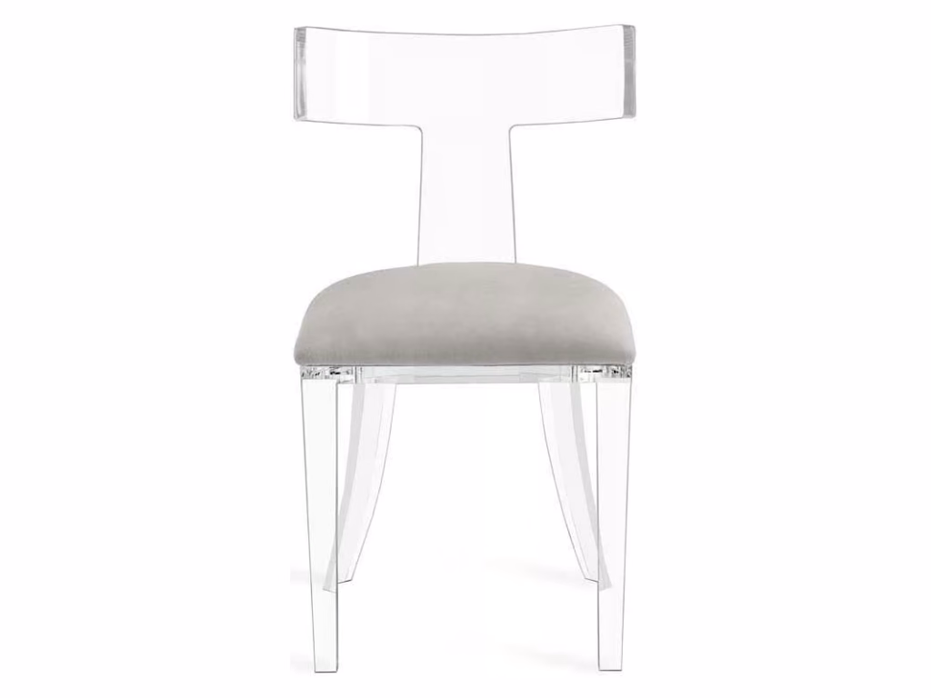 Tristan Acrylic Klismos Chair - image 3