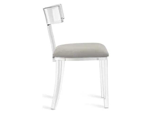 Tristan Acrylic Klismos Chair - Alternative View