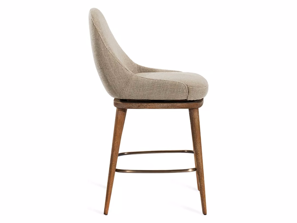 Harper Swivel Counter Stool - Flax - image 2