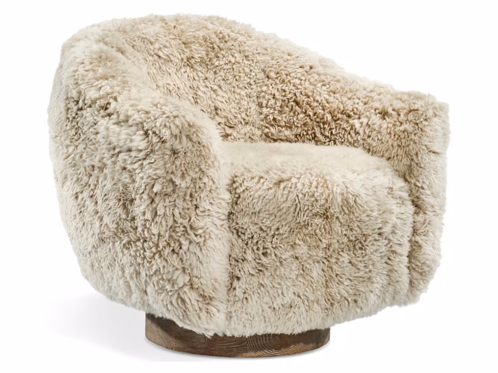 Simone Swivel Chair - Morel Taupe - main image