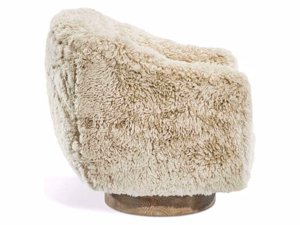 Simone Swivel Chair - Morel Taupe - image 2