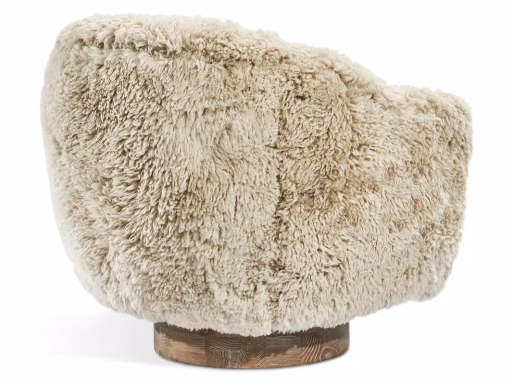 Simone Swivel Chair - Morel Taupe - image 3