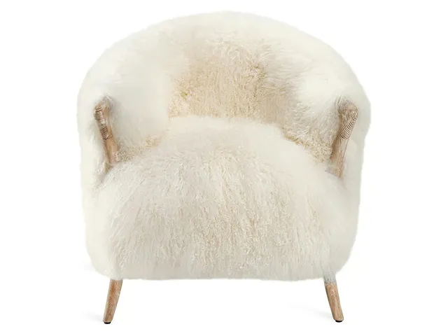 Ilaria Lounge Chair - Ivory - Alternative View