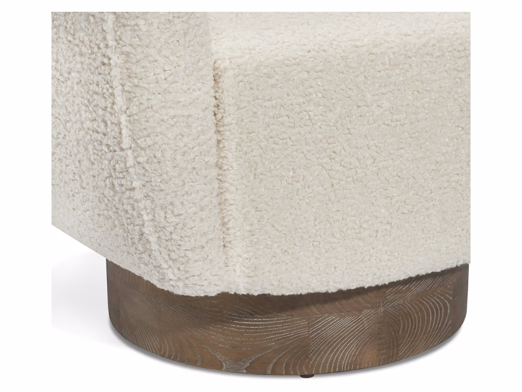 Simone Swivel Chair - Shearling - image 3