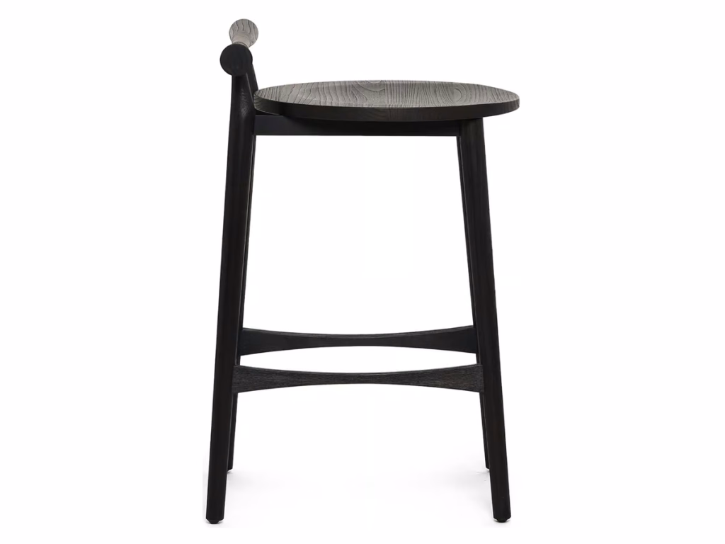 Madeira Counter Stool - Matte Black - image 2