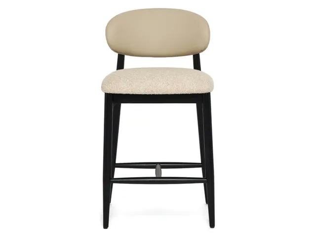 Liam Counter Stool - Matte Black