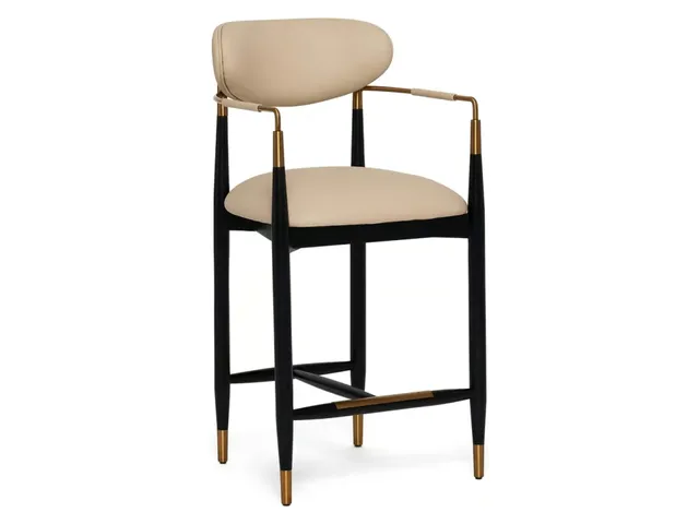 Cidra Counter Stool - Matte Black