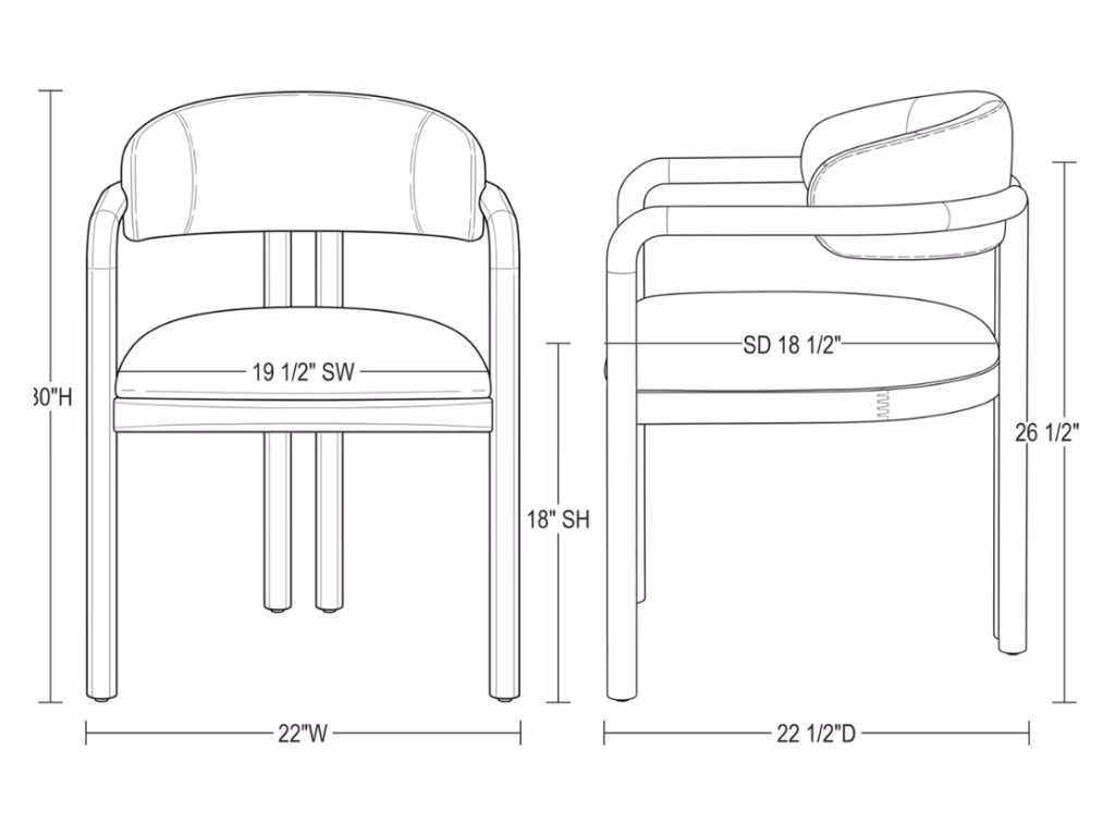 Fowler Dining Chair - Classic Walnut - image 7