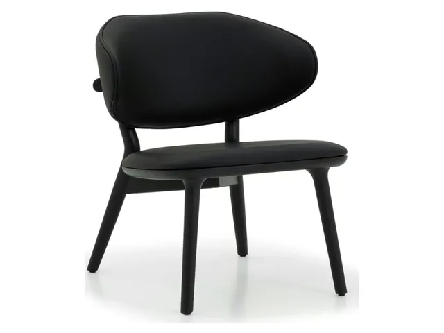 Soren Lounge Chair - Matte Black