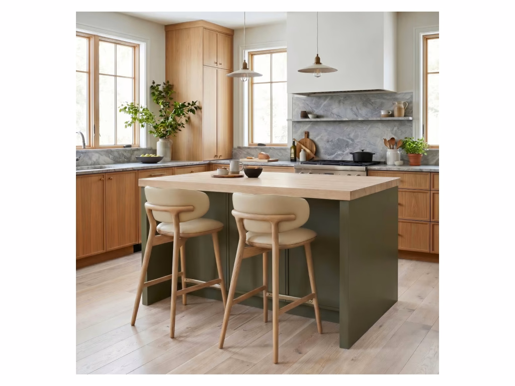 Soren Bar Stool - Saddle - image 4