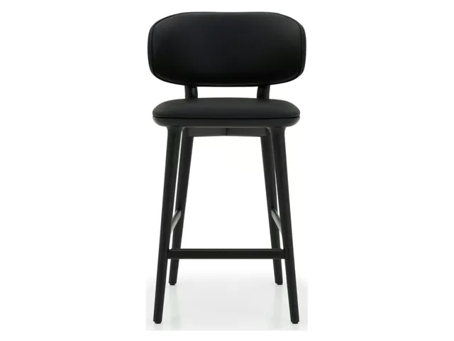 Soren Counter Stool - Matte Black - Alternative View