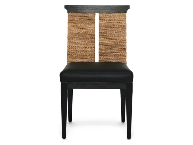 Reed Dining Chair - Matte Black