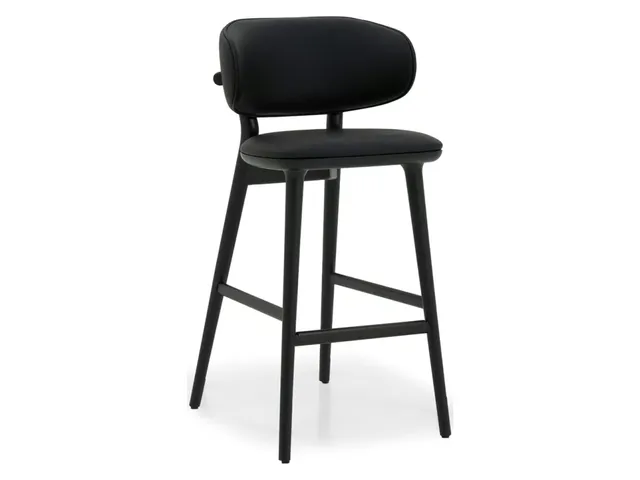 Soren Bar Stool - Matte Black