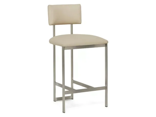 Landon II Counter Stool - Brushed Nickel