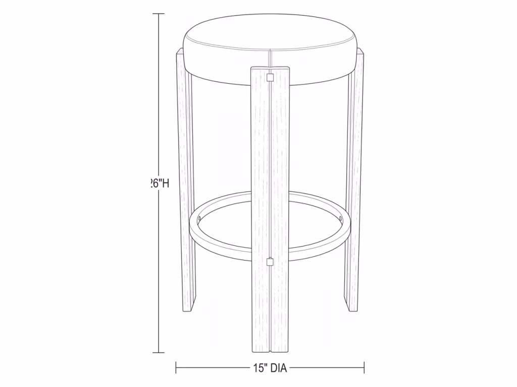 Grant Counter Stool - Classic Walnut - image 3
