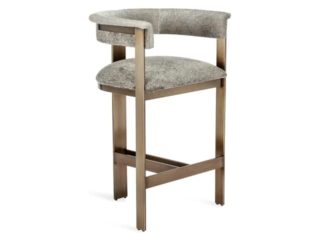 Darcy Counter Stool - Natural Hide