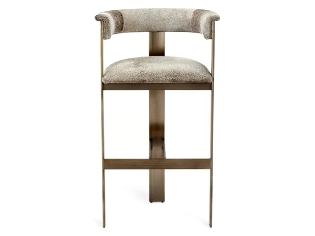 Darcy Bar Stool - Natural Hide - Alternative View