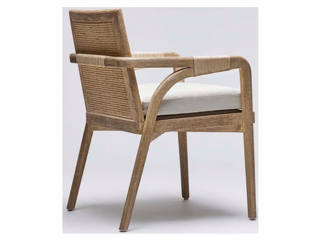 Delray Arm Chair - White Ceruse - image 3