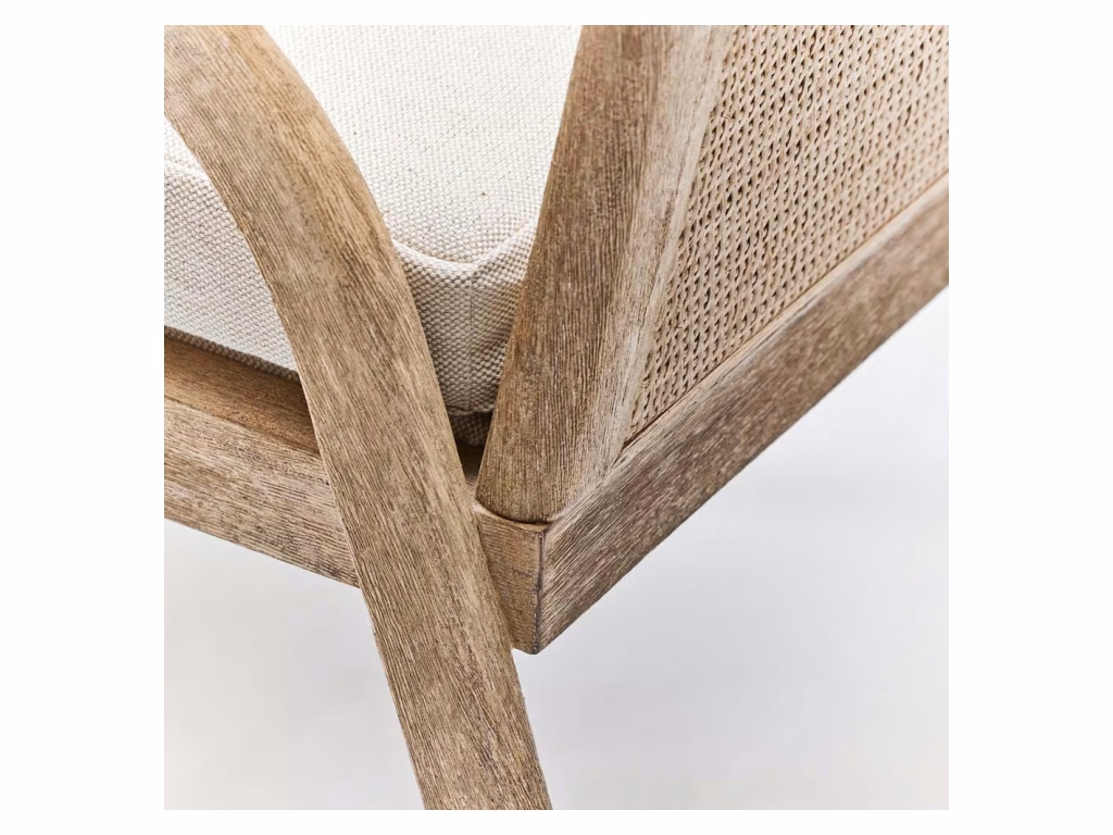 Delray Arm Chair - White Ceruse - image 6