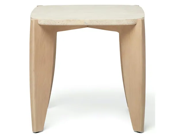 Rocco Side Table - Travertine - Alternative View