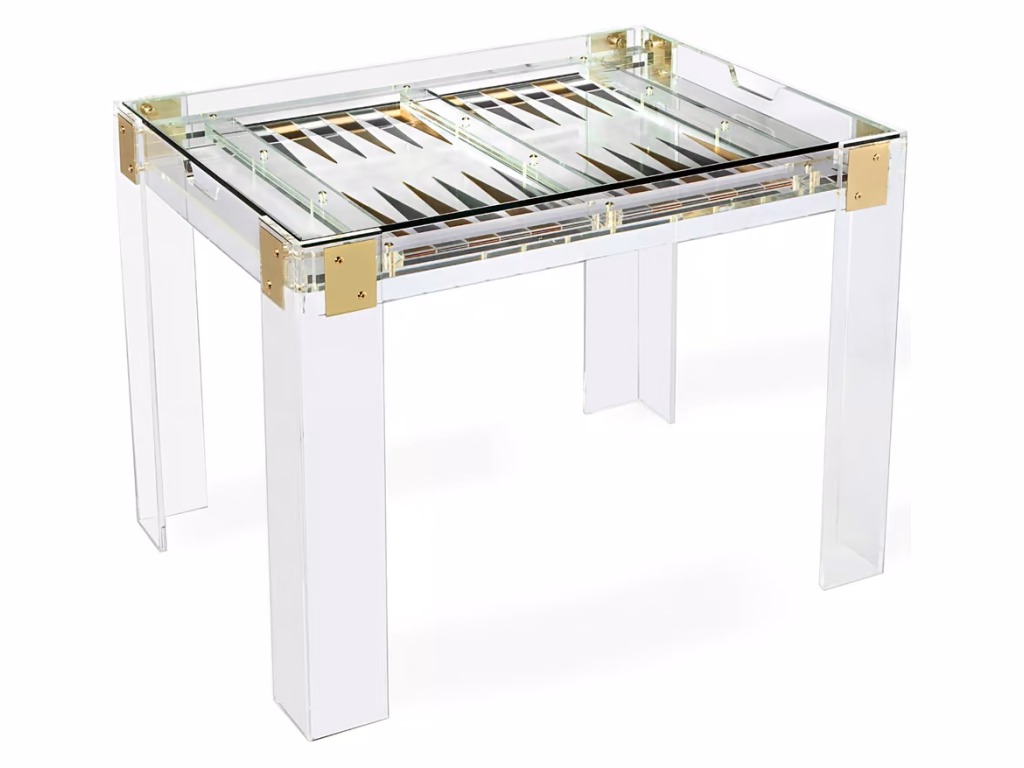 Pierre Acrylic Backgammon Table - main image